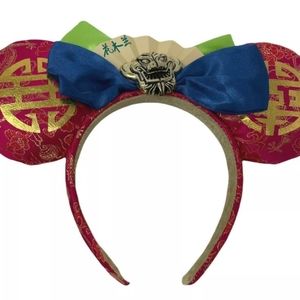 Disney Parks Disneyland Resort Bravest Of All Mulan Minnie Ears Headband